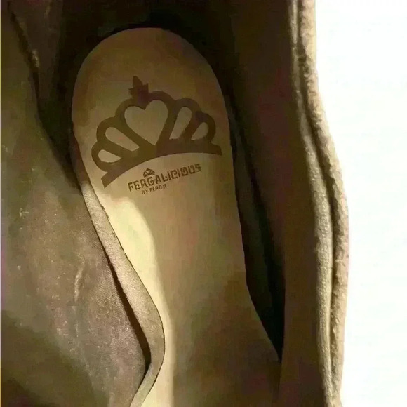 🟣Fergalicous by Fergie Peep Toe Boots 9.5 - Picture 6 of 10